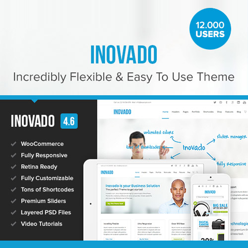 Inovado – Retina Responsive Multi-Purpose Theme